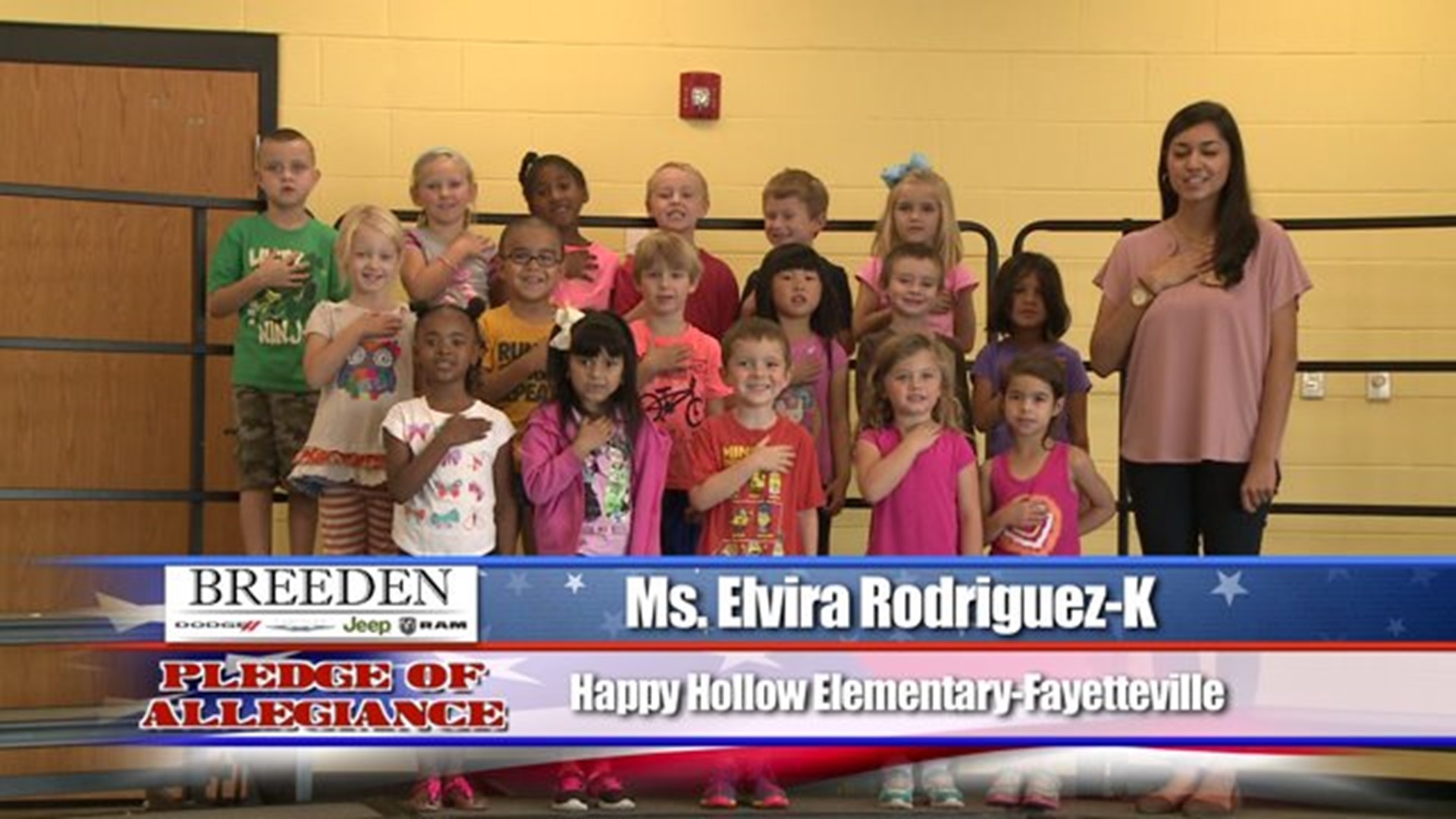 Happy Hollow Elementary, Fayetteville - Ms. Elvira Rodriguez - Kindergarten