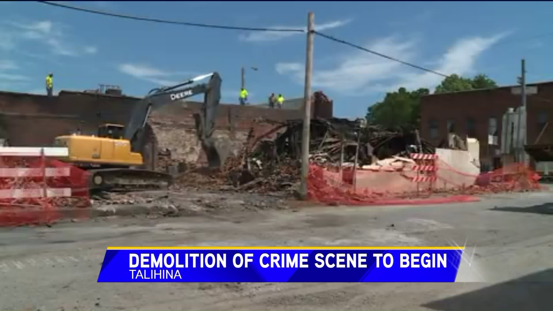 Talihina Demolition Underway
