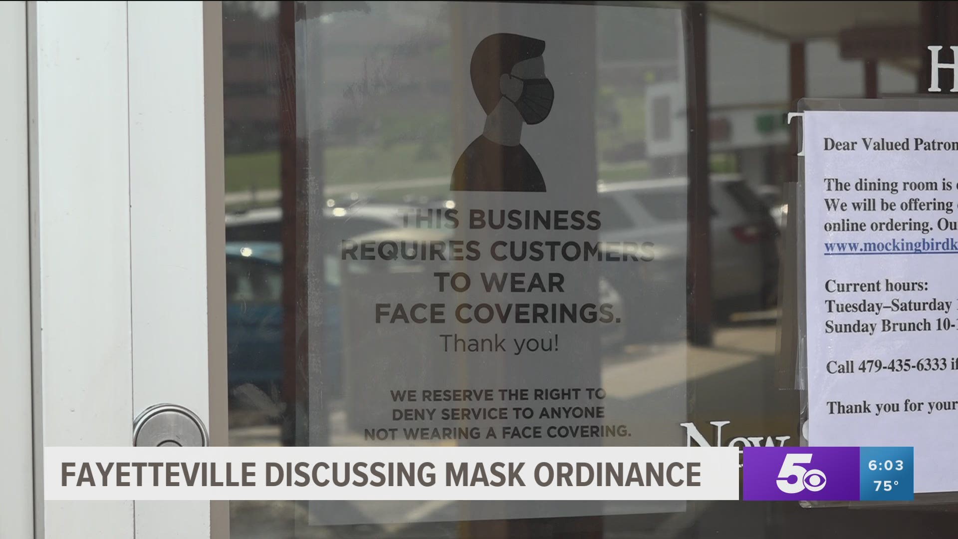 City of Fayetteville discusses mask ordinance