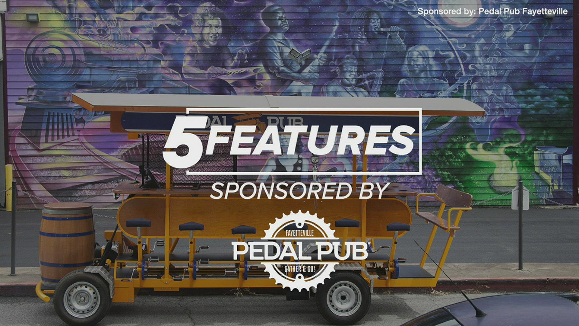 Sponsored by: Pedal Pub Fayetteville