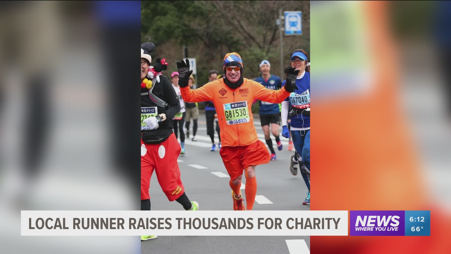 Local Runner raises thousands for charity.