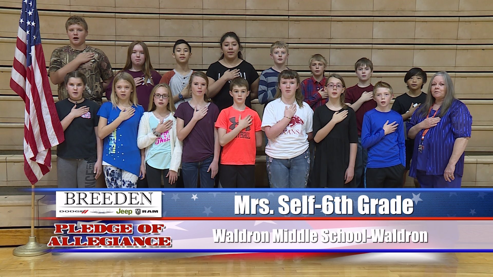 Mrs. Self  6th Grade Waldron Middle School - Waldron