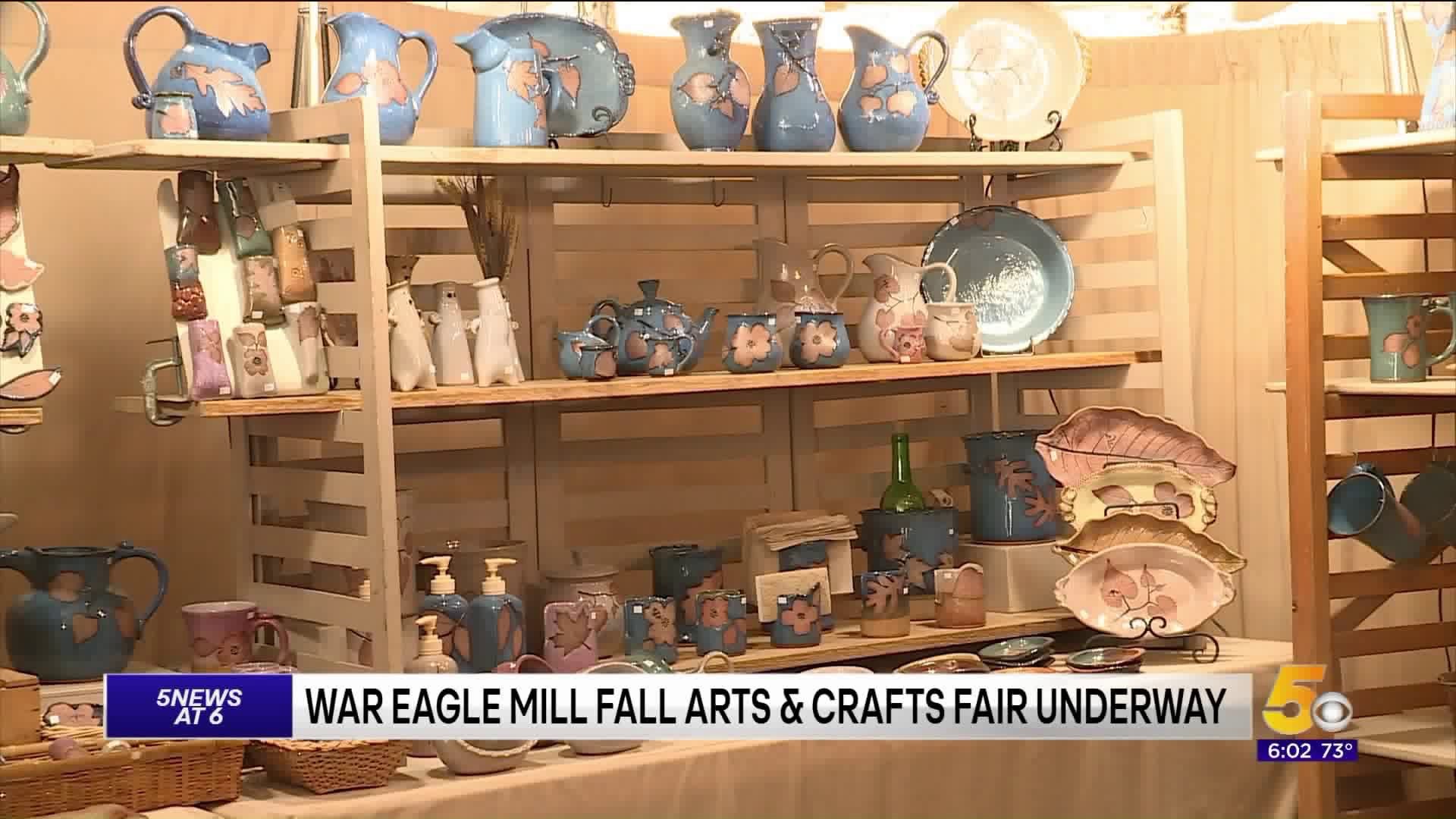 War Eagle Mill Crafts Fair Underway