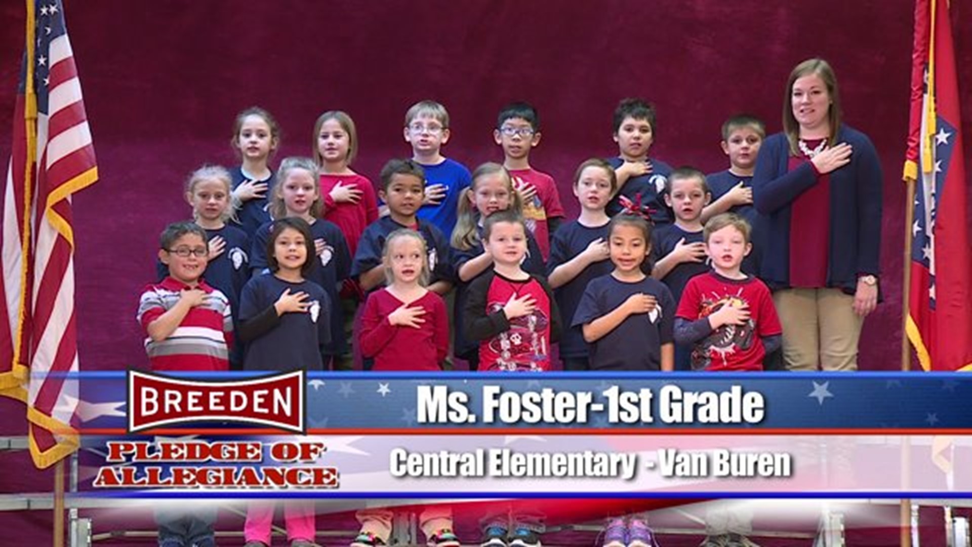 Central Elementary - Van Buren, Ms. Foster - First Grade