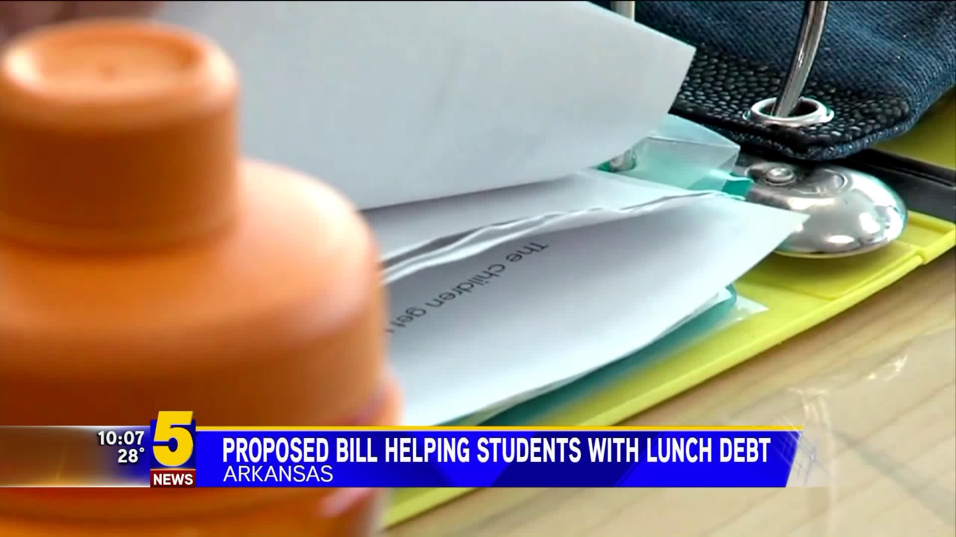 Proposed Bill Helping Students With Lunch Debt