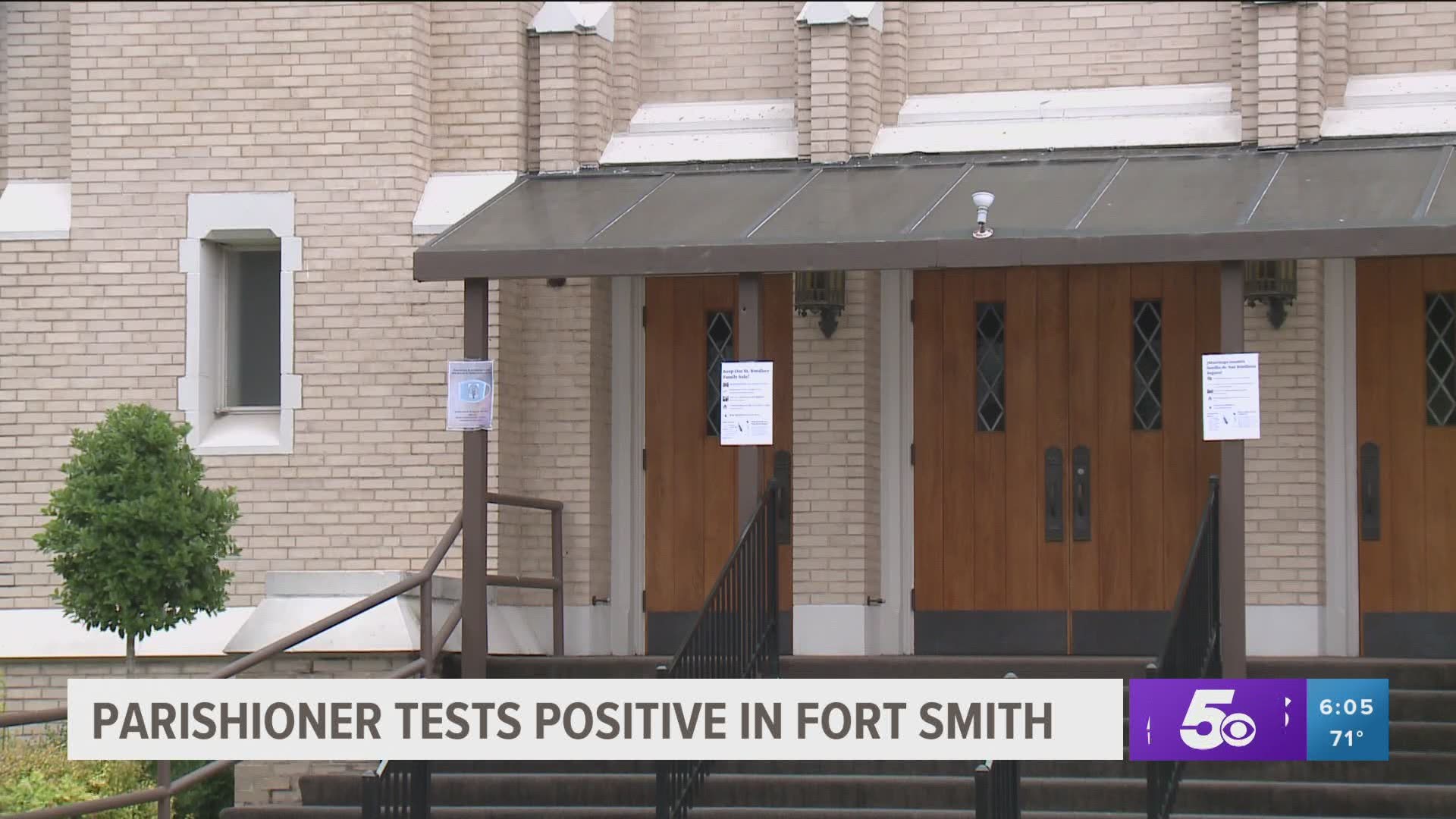 Parishioner tests positive for COVID-19 in Fort Smith