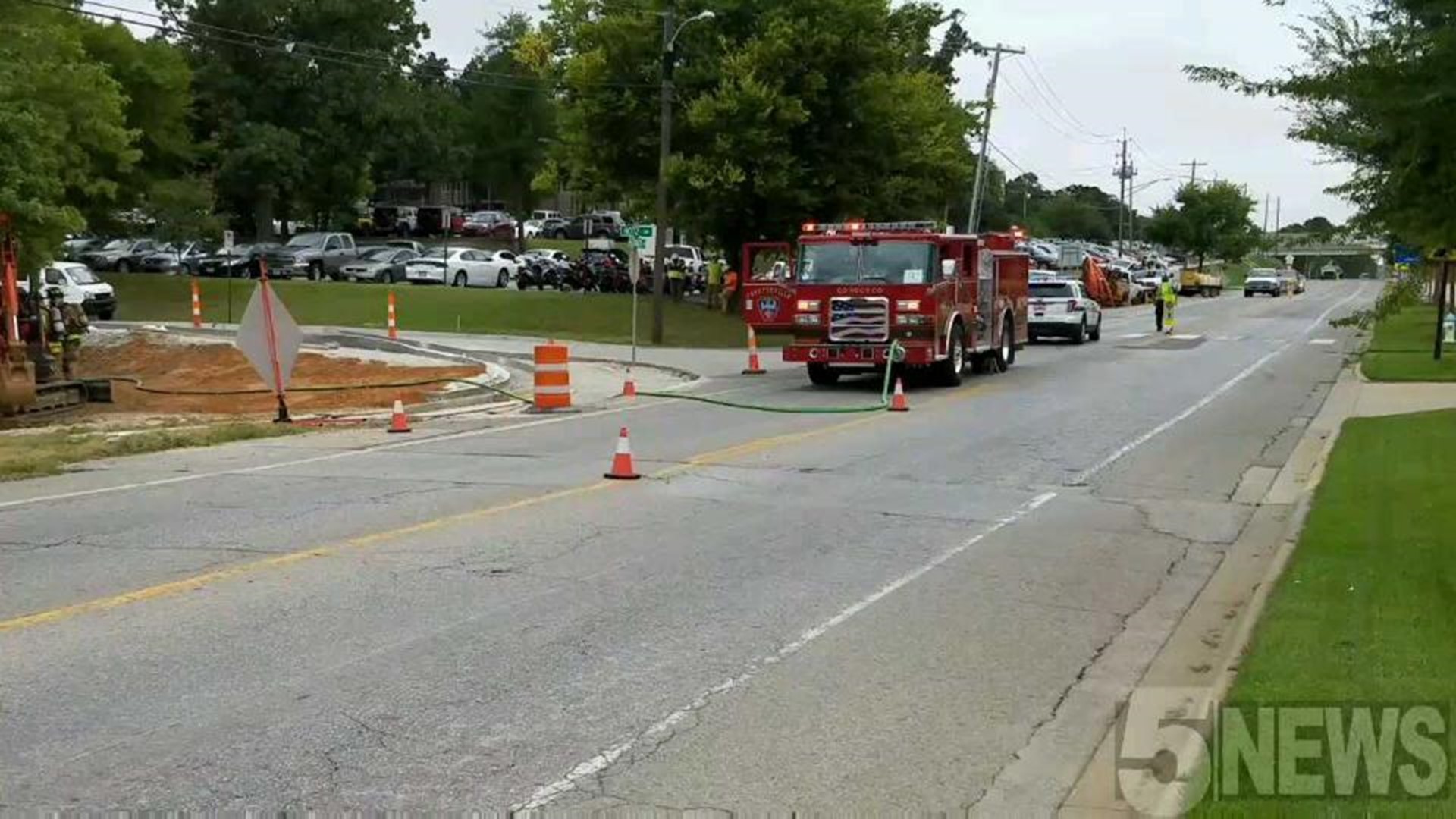 U of A Fayetteville Gas Leak