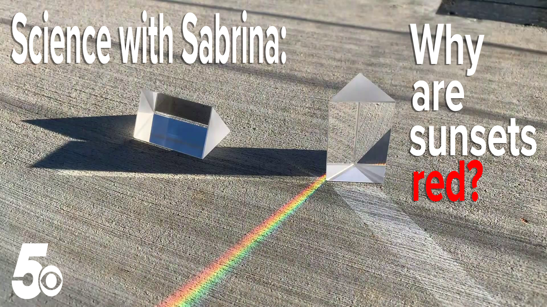 Science with Sabrina - The visible light spectrum and colors
