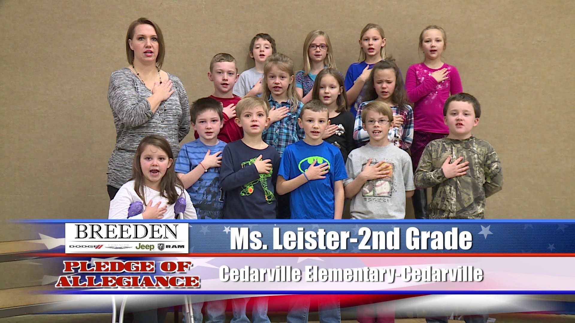 Ms. Leister  2nd Grade  Cedarville Elementary  Cedarville
