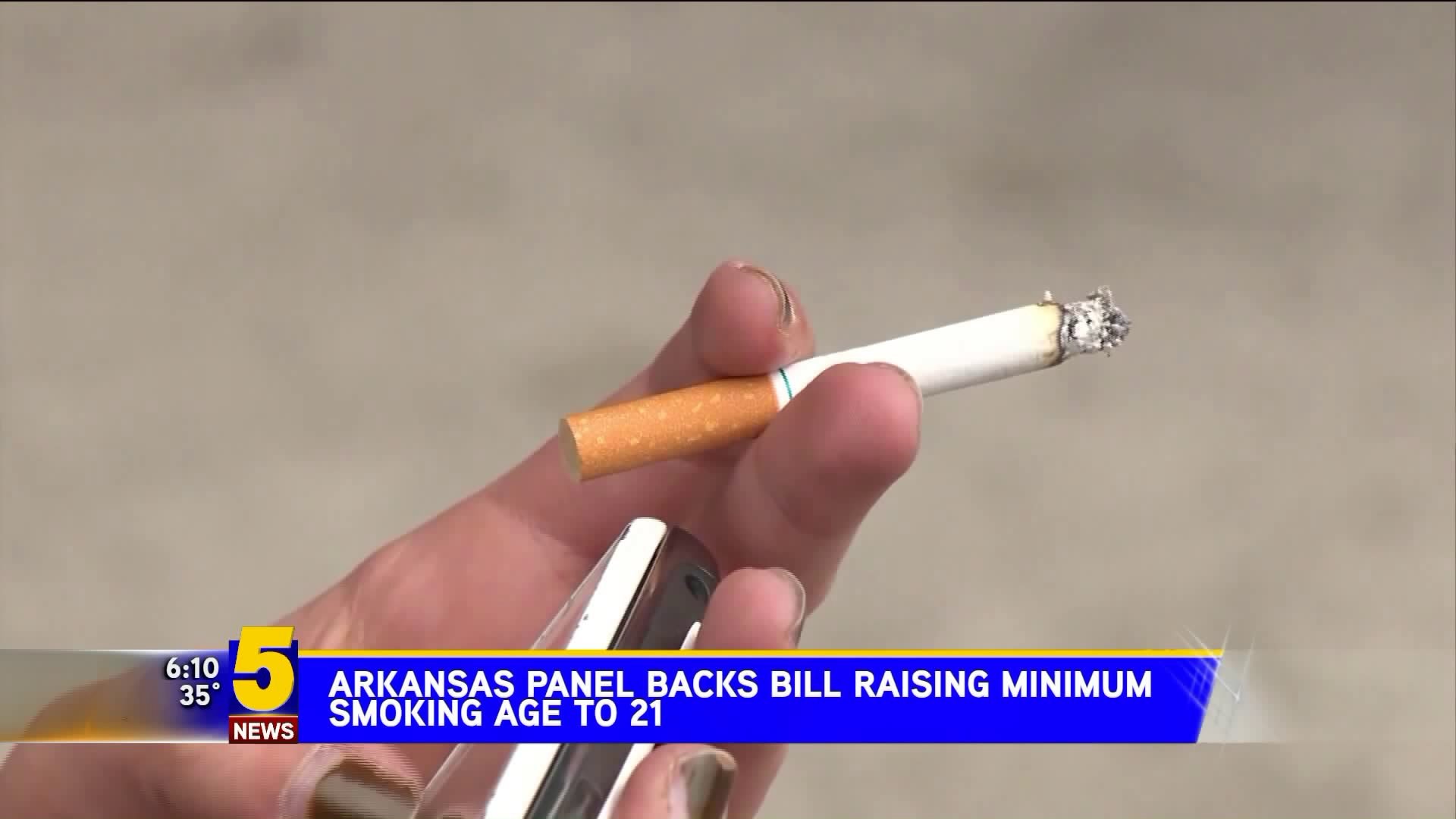 Arkansas Panel Backs Bill Raising Minimum Smoking Age To 21