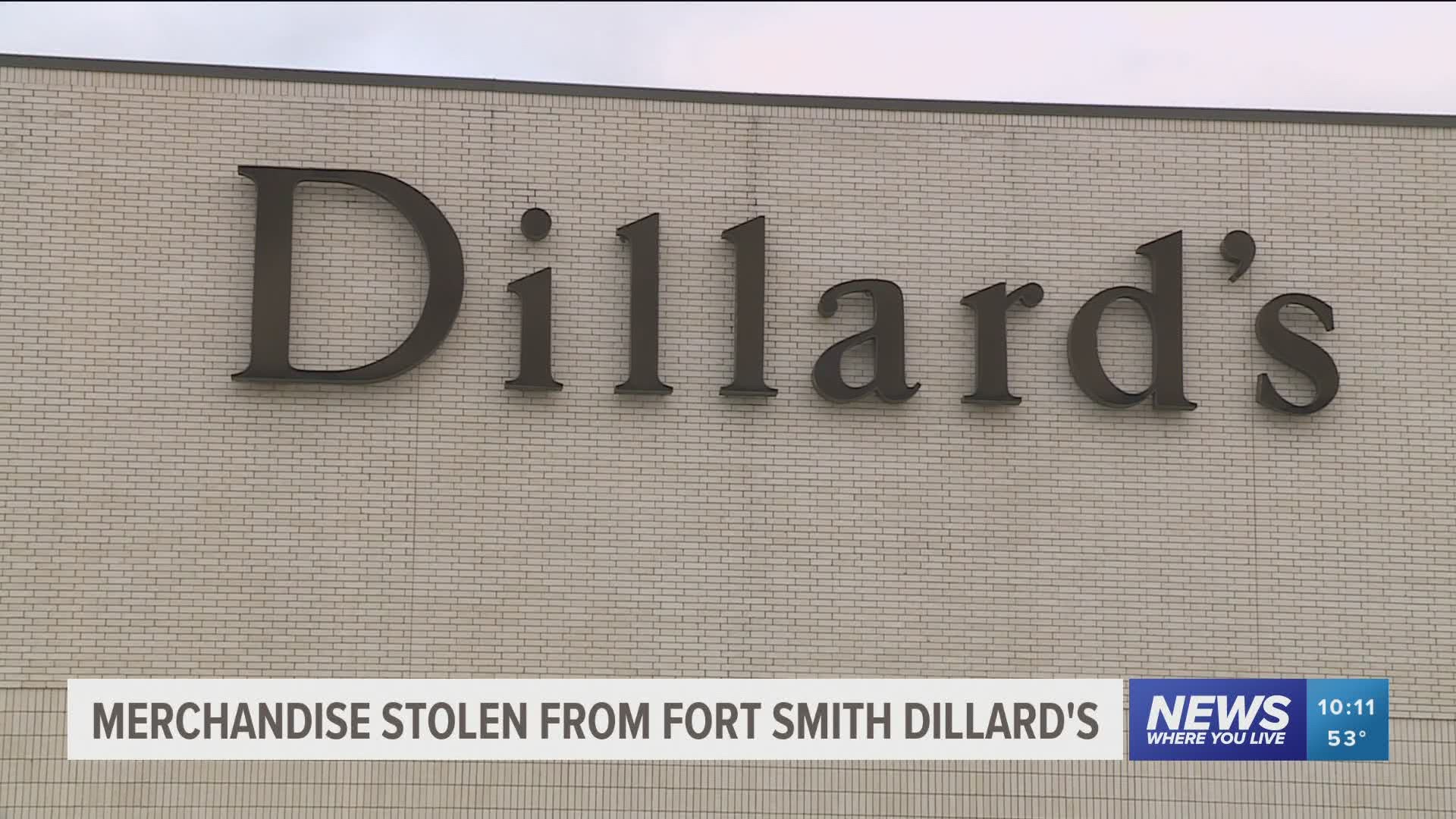 Merchandise Stolen from Fort Smith Dillard's