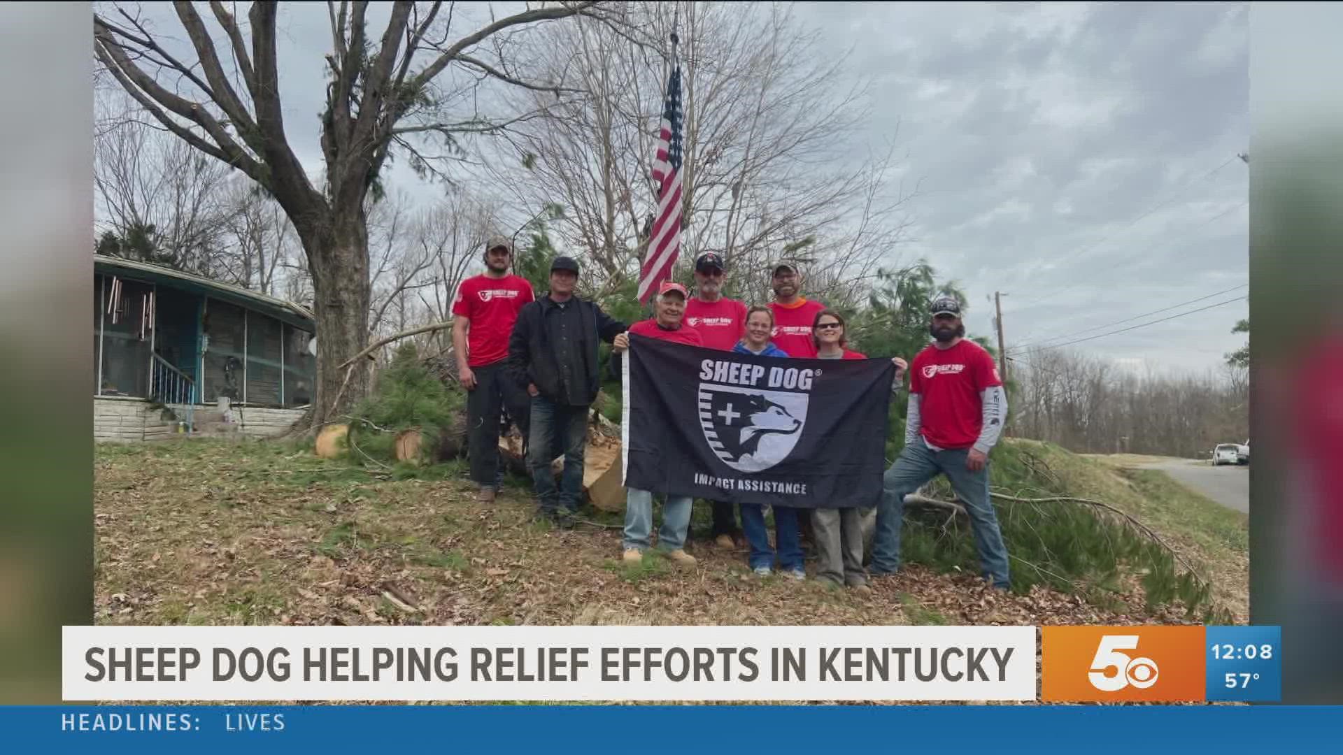 Sheep Dog Impact Assistance volunteers are helping with relief efforts in Kentucky.