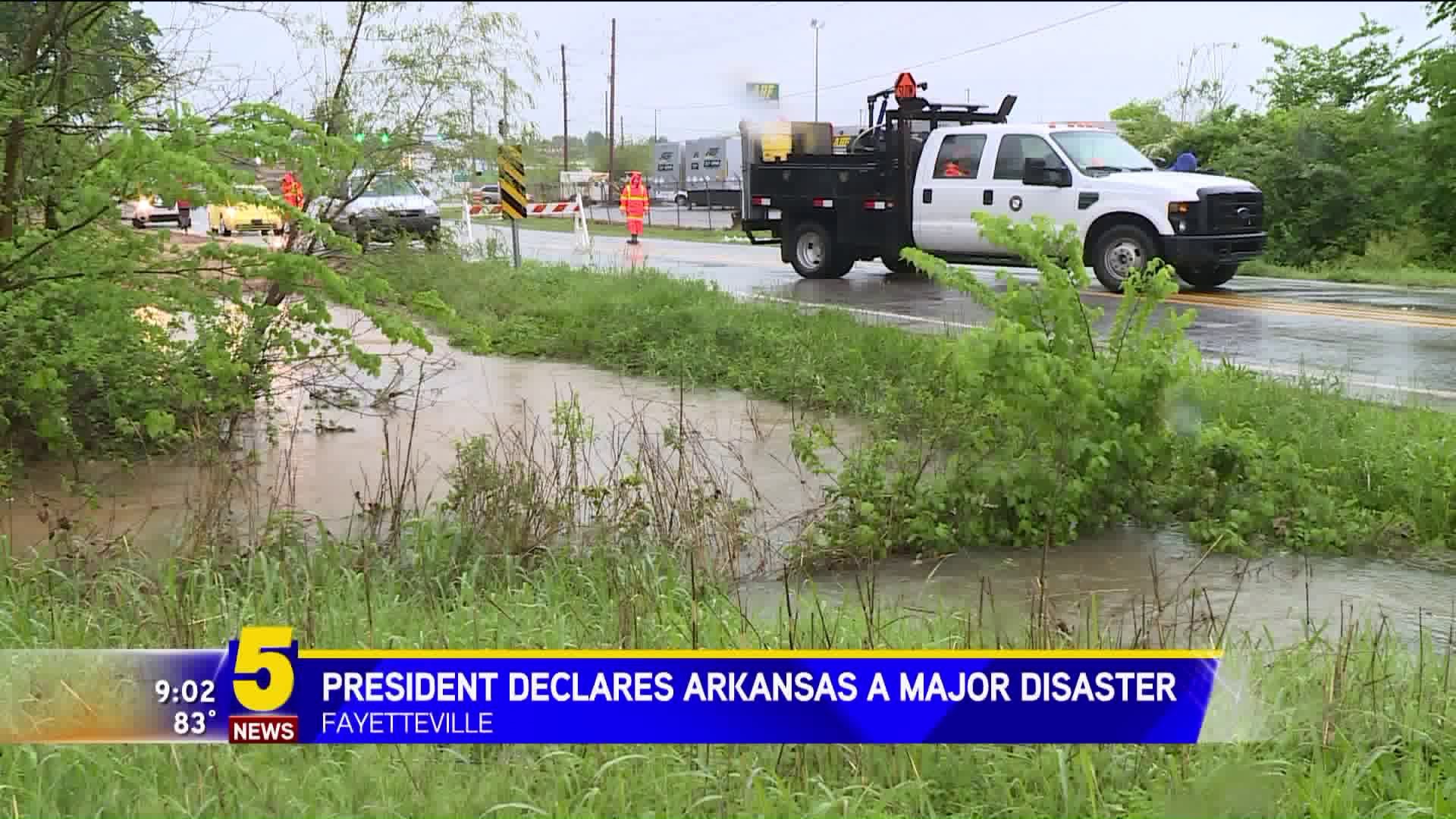 Major Disaster Declared In Arkansas