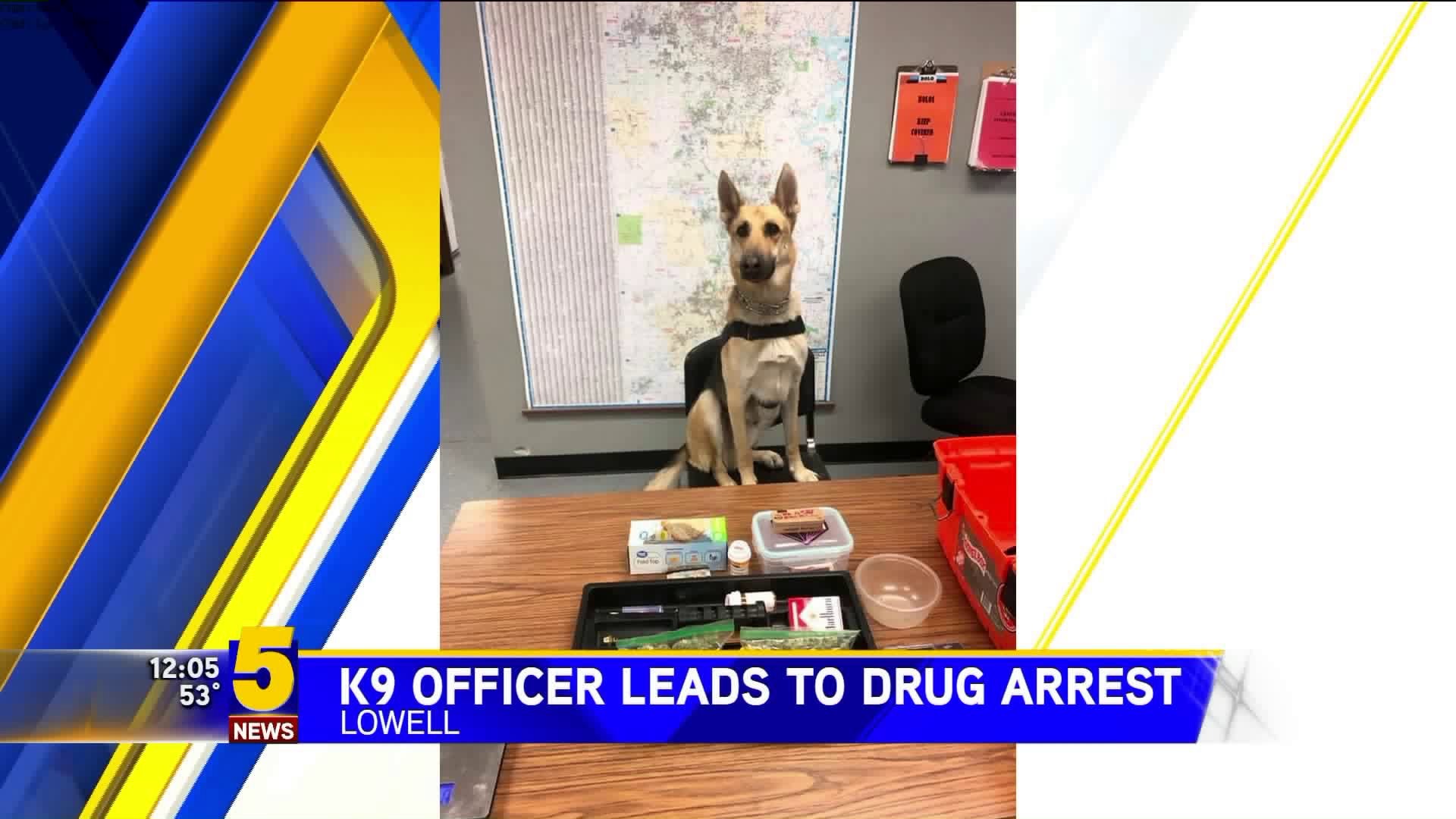 K9 Officer Leads To Drug Arrest