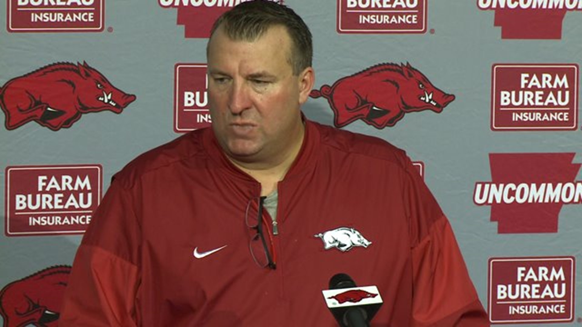 VIDEO: Bret Bielema Recaps Win Over Texas State PART ONE