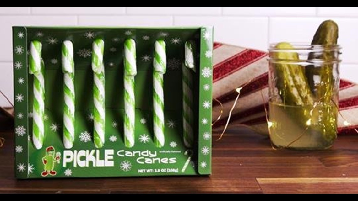 Kind Of A Big Dill Pickle Candy Canes Are Back