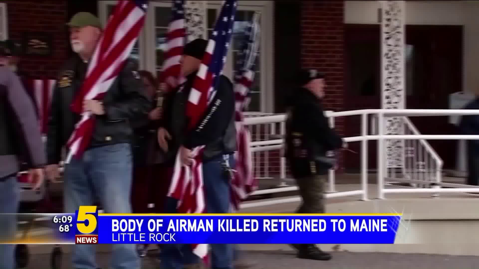 Body Of Airman Returned To Maine