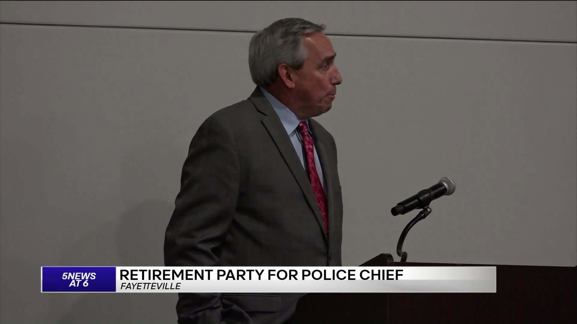 Retirement Celebration Held For Outgoing Fayetteville Police Chief