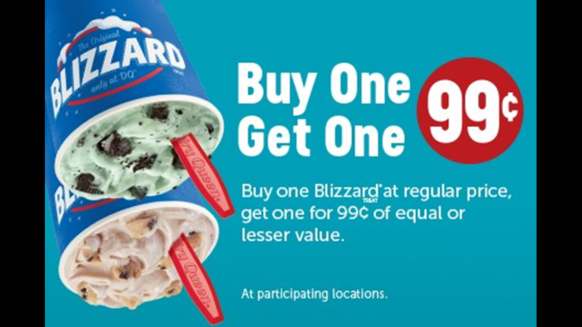 Dairy Queen Offering Blizzards BOGO for 99 Cents