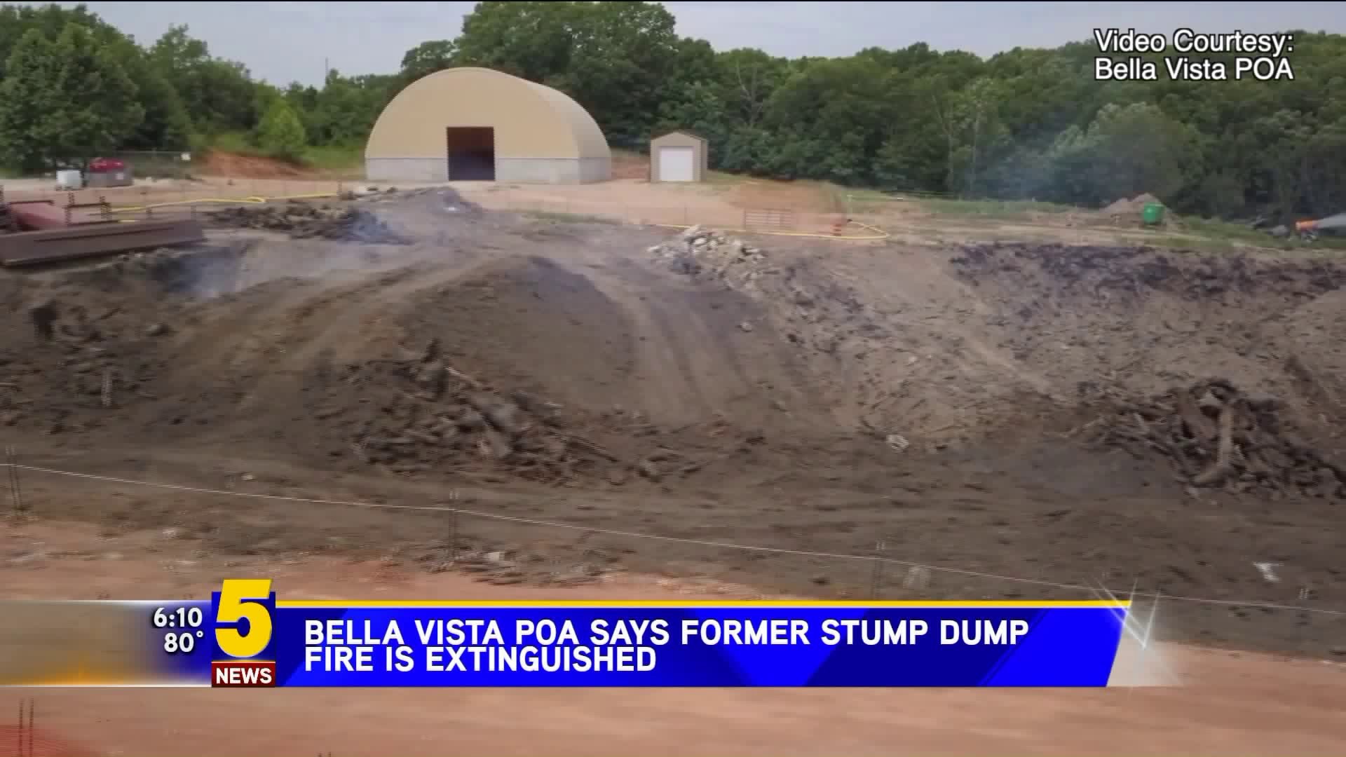 Bella Vista POA Says Stump Dump Fire Extinguished