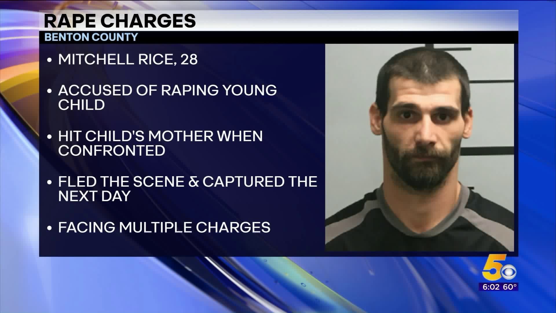 Benton County Man Facing Rape Charges