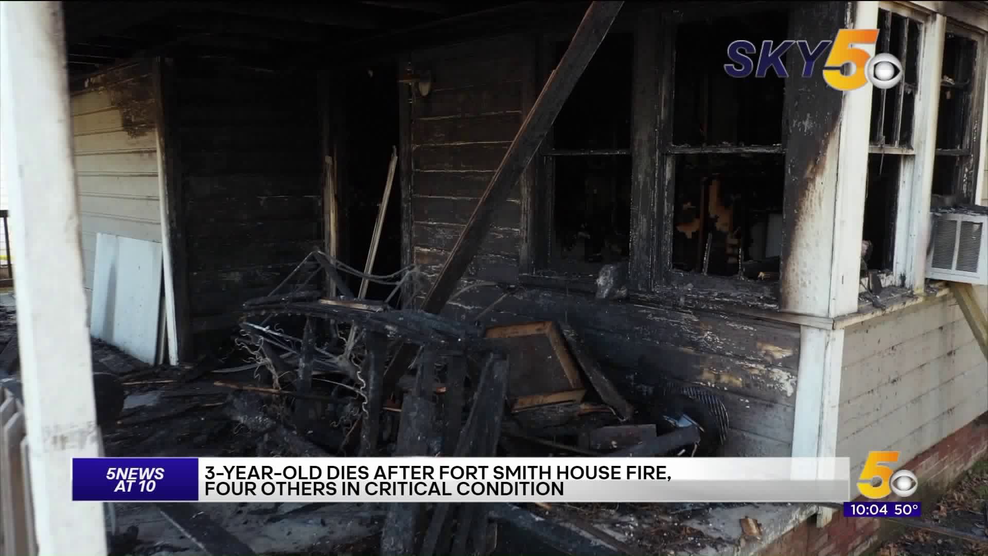 3-Year-Old Dies After Early Morning Fort Smith House Fire, 4 Others Remain In Critical Condition