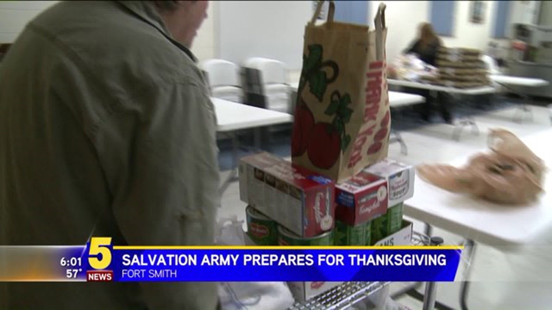 Salvation Army Prepares For Thanksgiving
