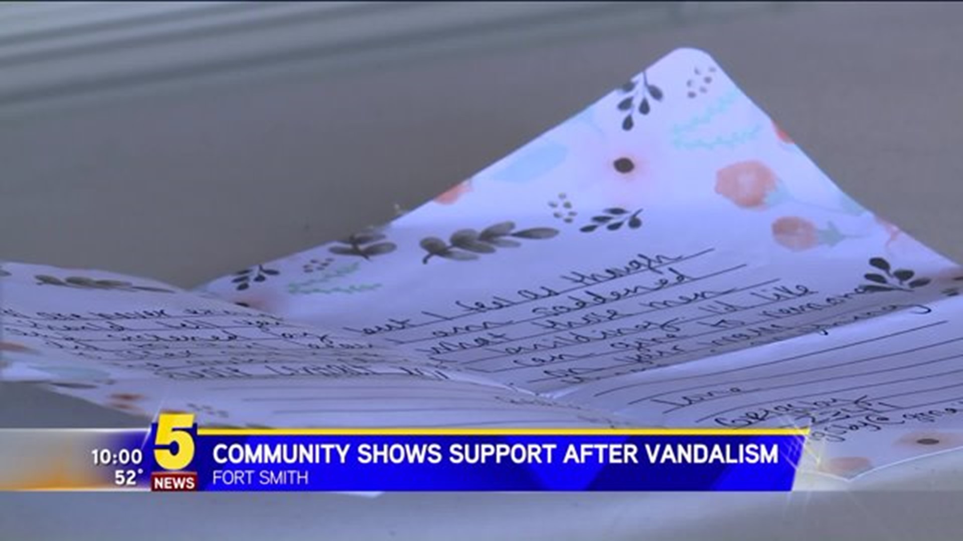Community Shows Support After Vandalism
