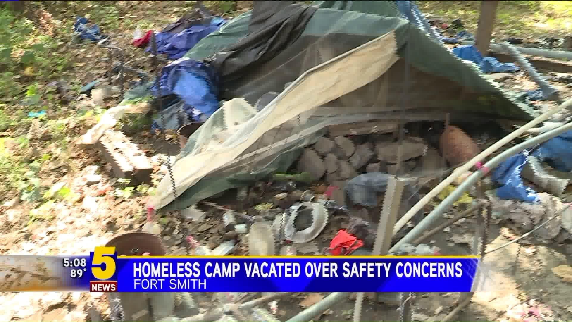 Fort Smith Homeless Camp Vacated Over Safety Concerns