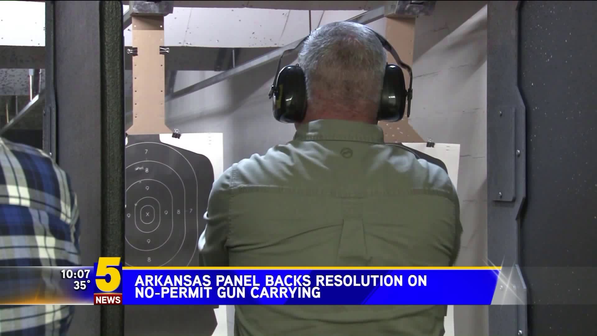Arkansas Panel Backs Resolution On No-Pernit Gun Carrying