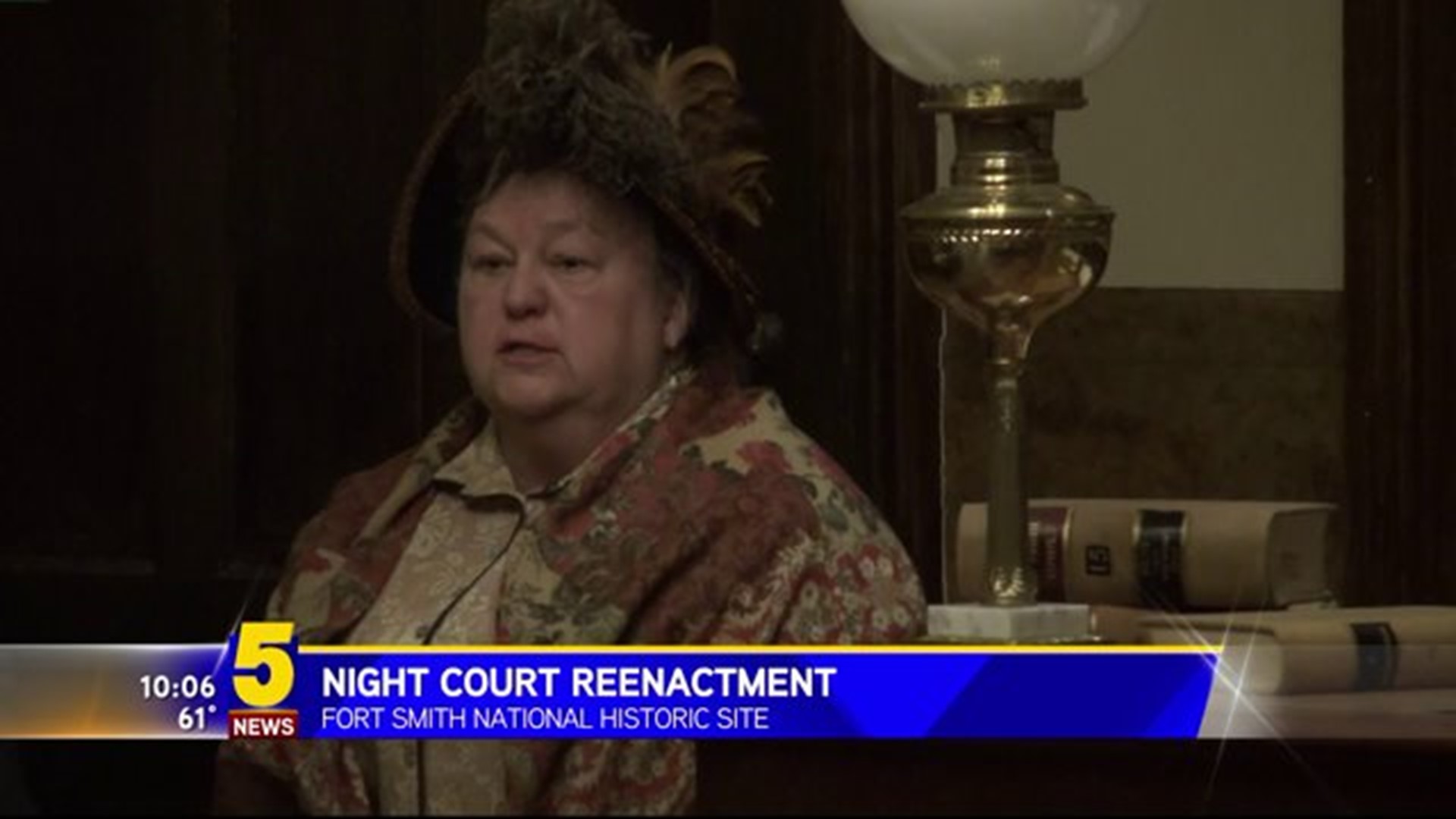 Fort Smith National Historic Site Night Court Reenactment