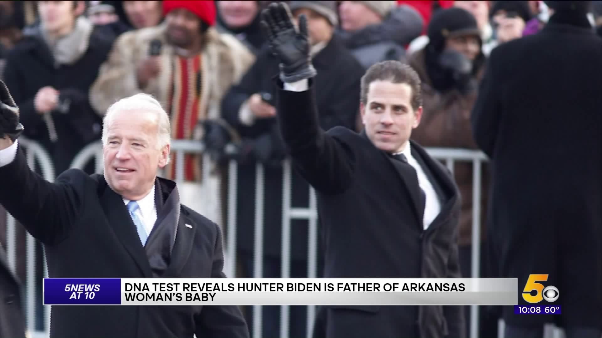 DNA Test Reveals Hunter Biden Is Father Of Arkansas Woman`s Baby