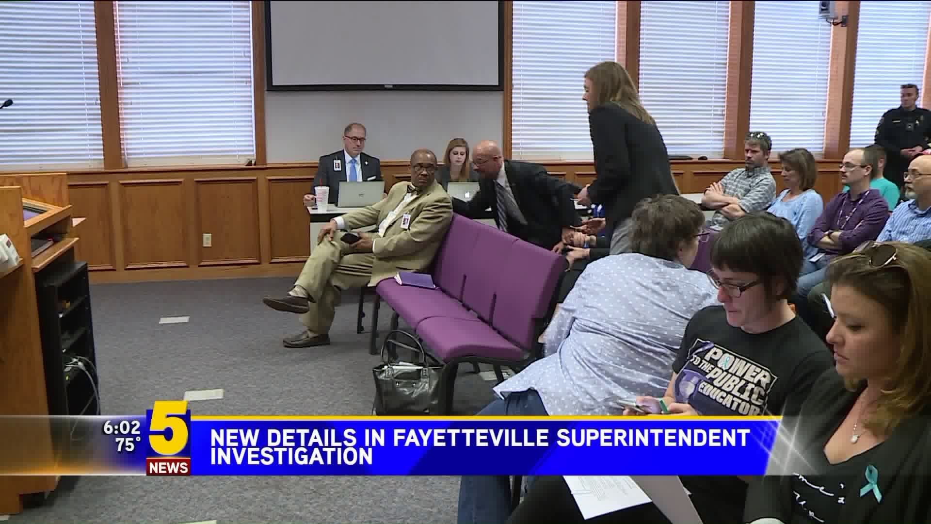 New Details In Superintendent Investigation