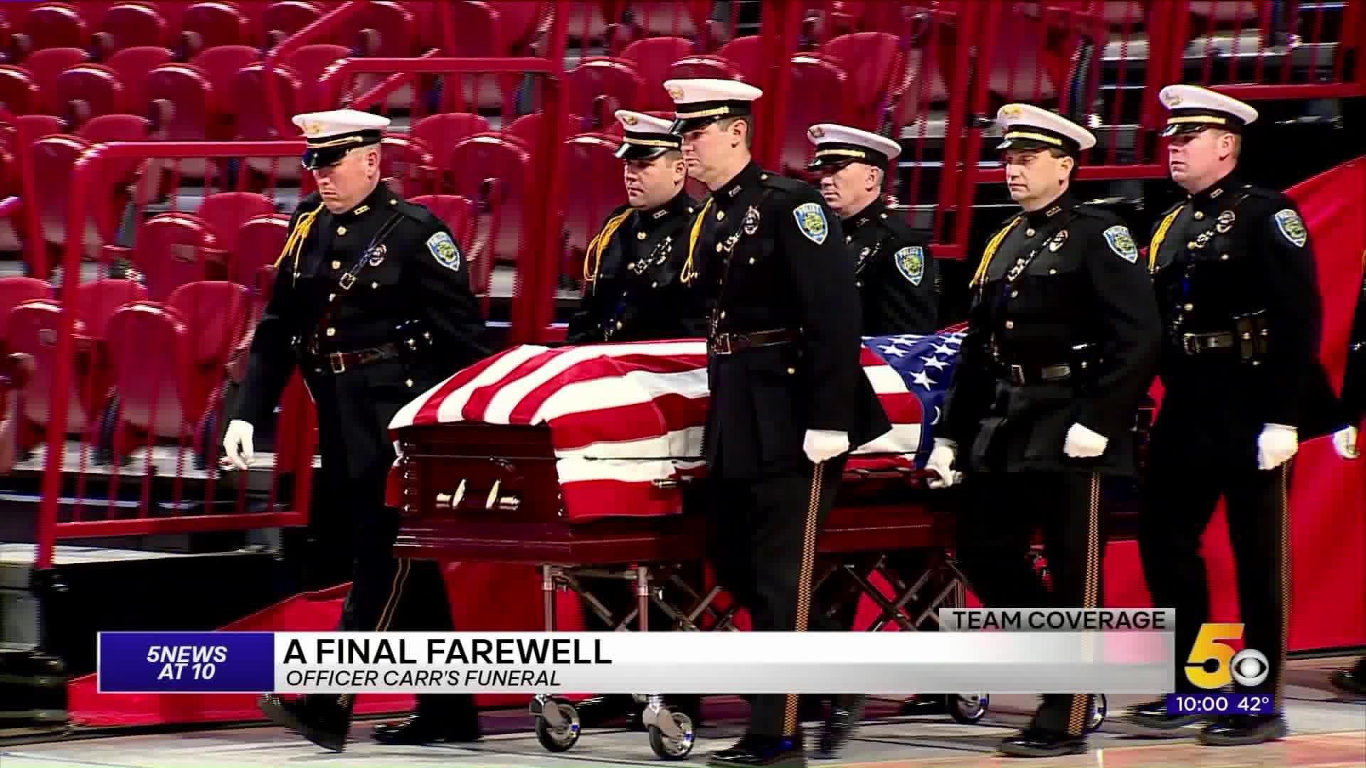 Hundreds Attend Funeral For Officer Stephen Carr