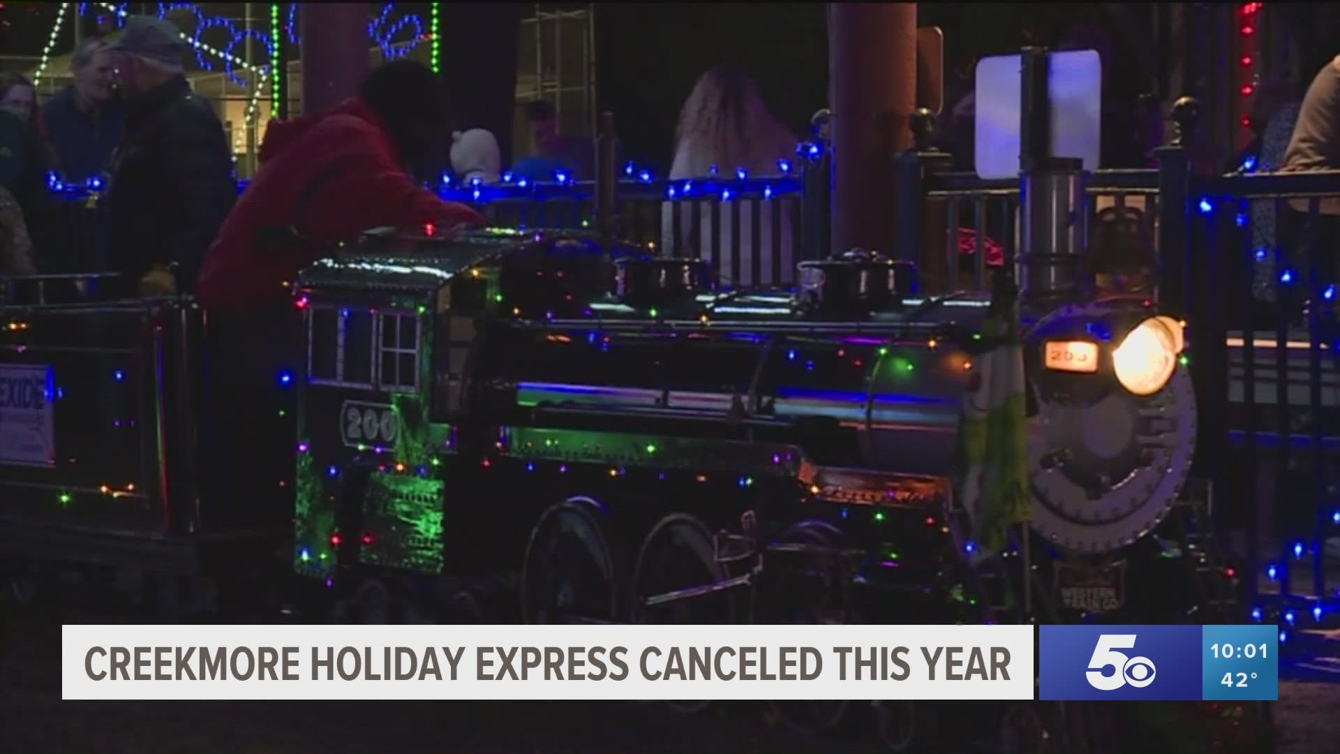 Due to the ongoing COVID-19 pandemic, the beloved Holiday Express Train will not be in operation this year at Creekmore Park in Fort Smith.