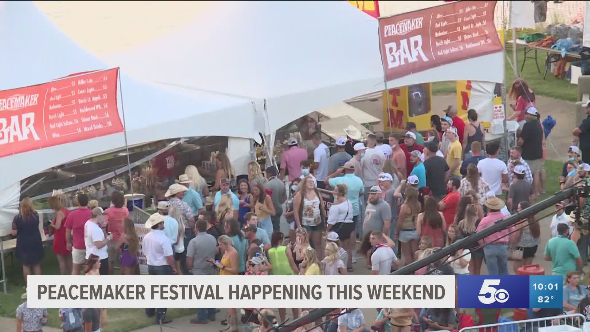 While many events have been canceled this year, the Peacemaker Festival in Downtown Fort Smith is in full swing.