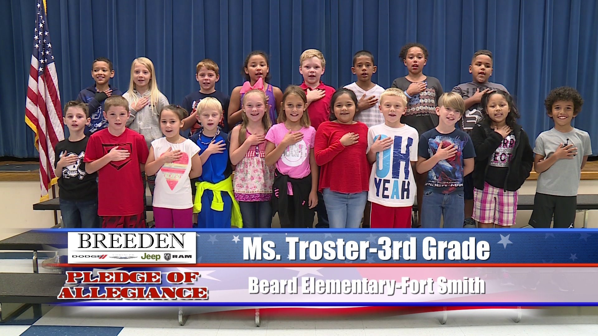 Ms. Troster  3rd Grade  Beard Elementary  Fort Smith