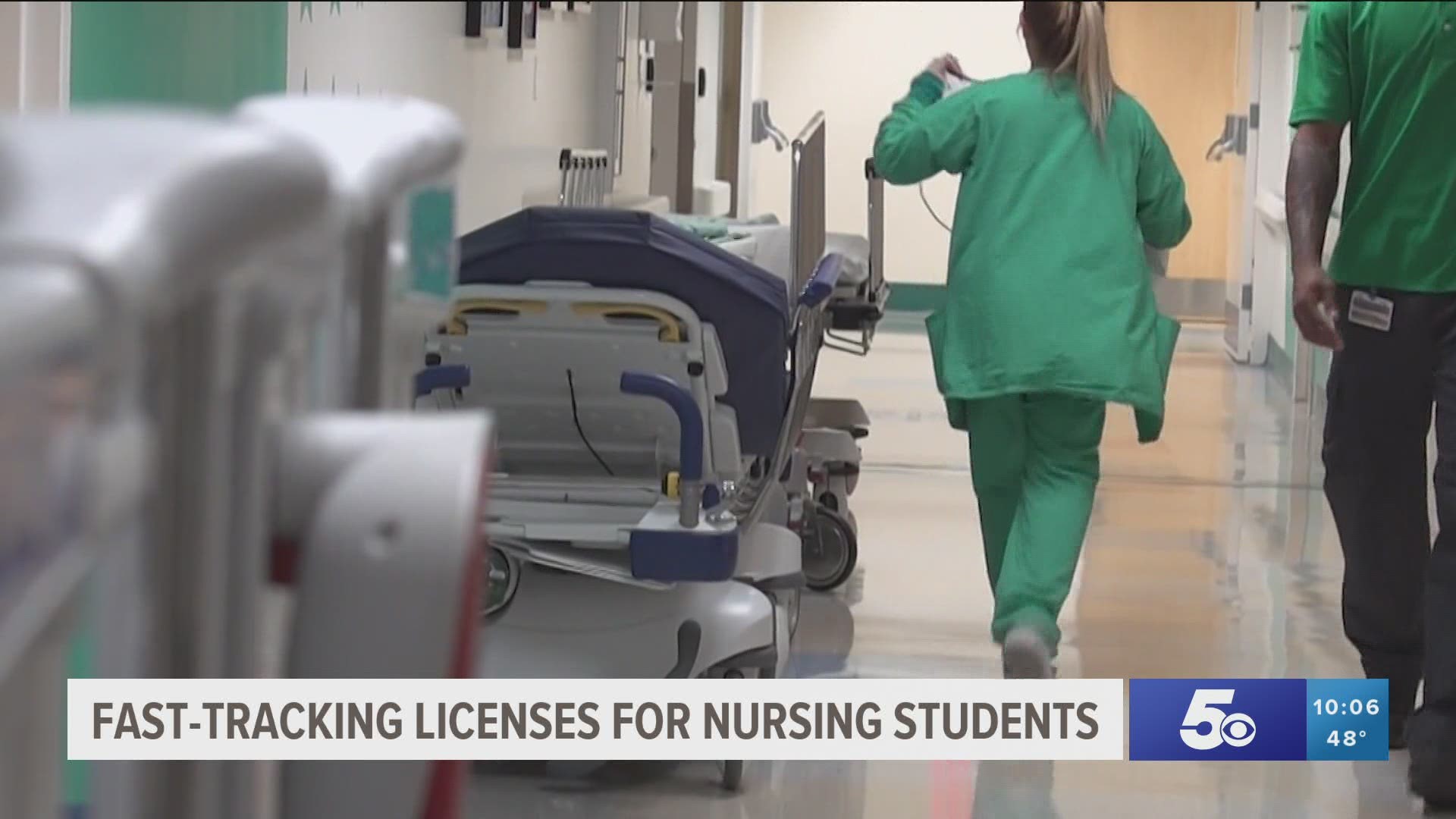 Gov. Hutchinson said he will fast track 1,104 nursing students so they can alleviate the stress in Arkansas hospitals. https://bit.ly/2J3d3AX