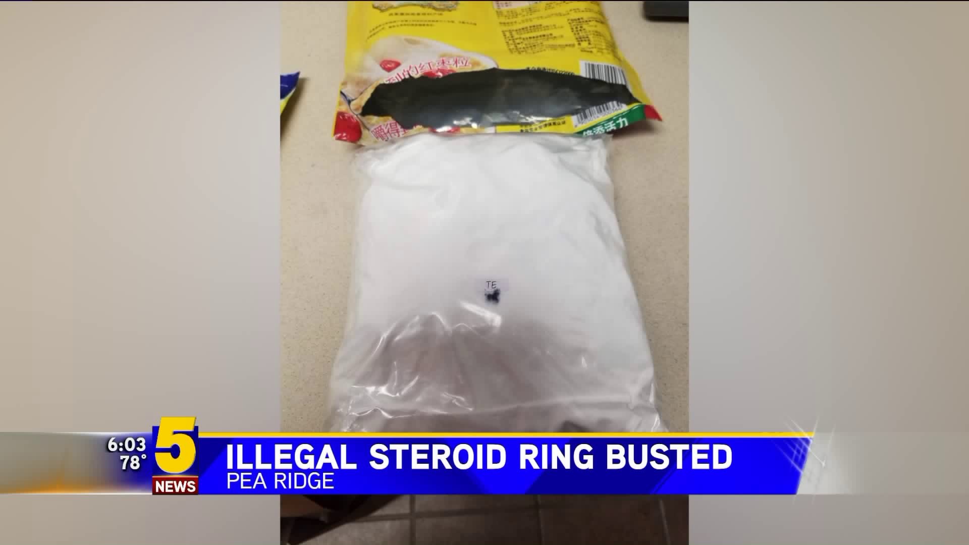 Illegal Steroid Ring Busted