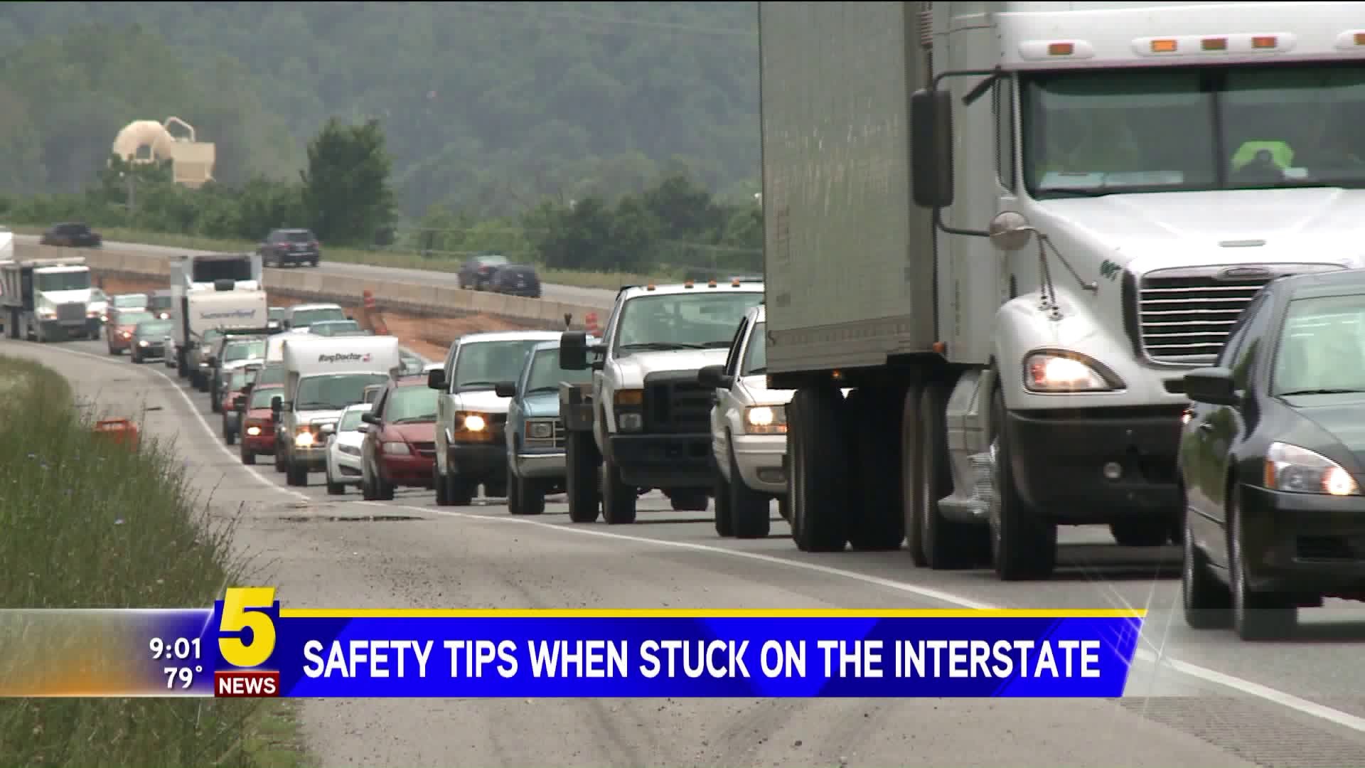 Safety Tips When Stuck On Interstate