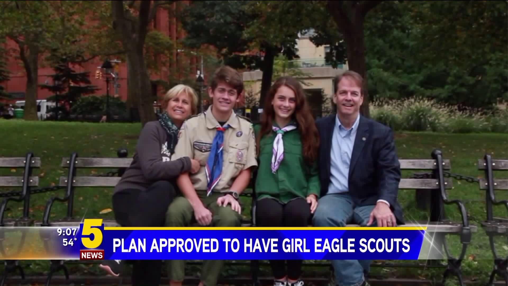 Plan Approved To Have Gril Eagle Scouts
