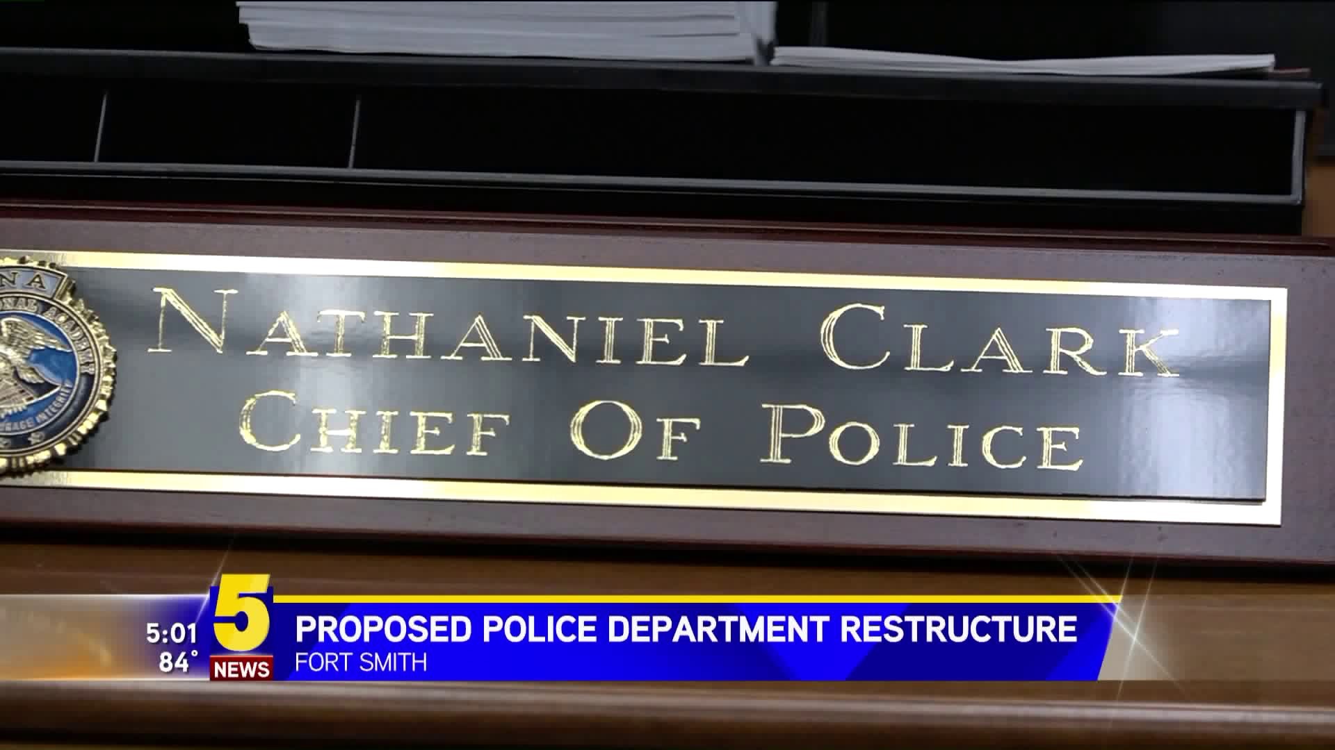 Fort Smith Police Department Proposed Restructure