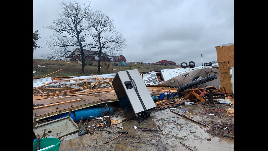 Locals Picking Up The Pieces After Tornado Hits In Logan County