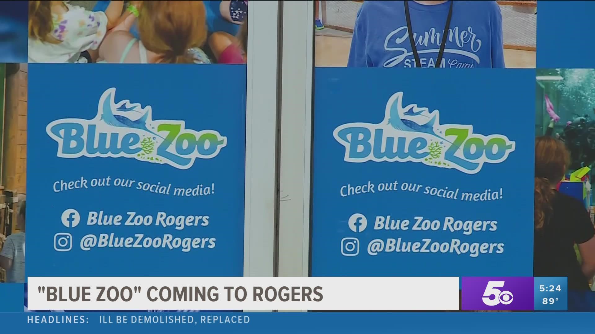 The Blue Zoo Aquarium is coming to Pinnacle Hills Promenade in September, according to the zoo founder.