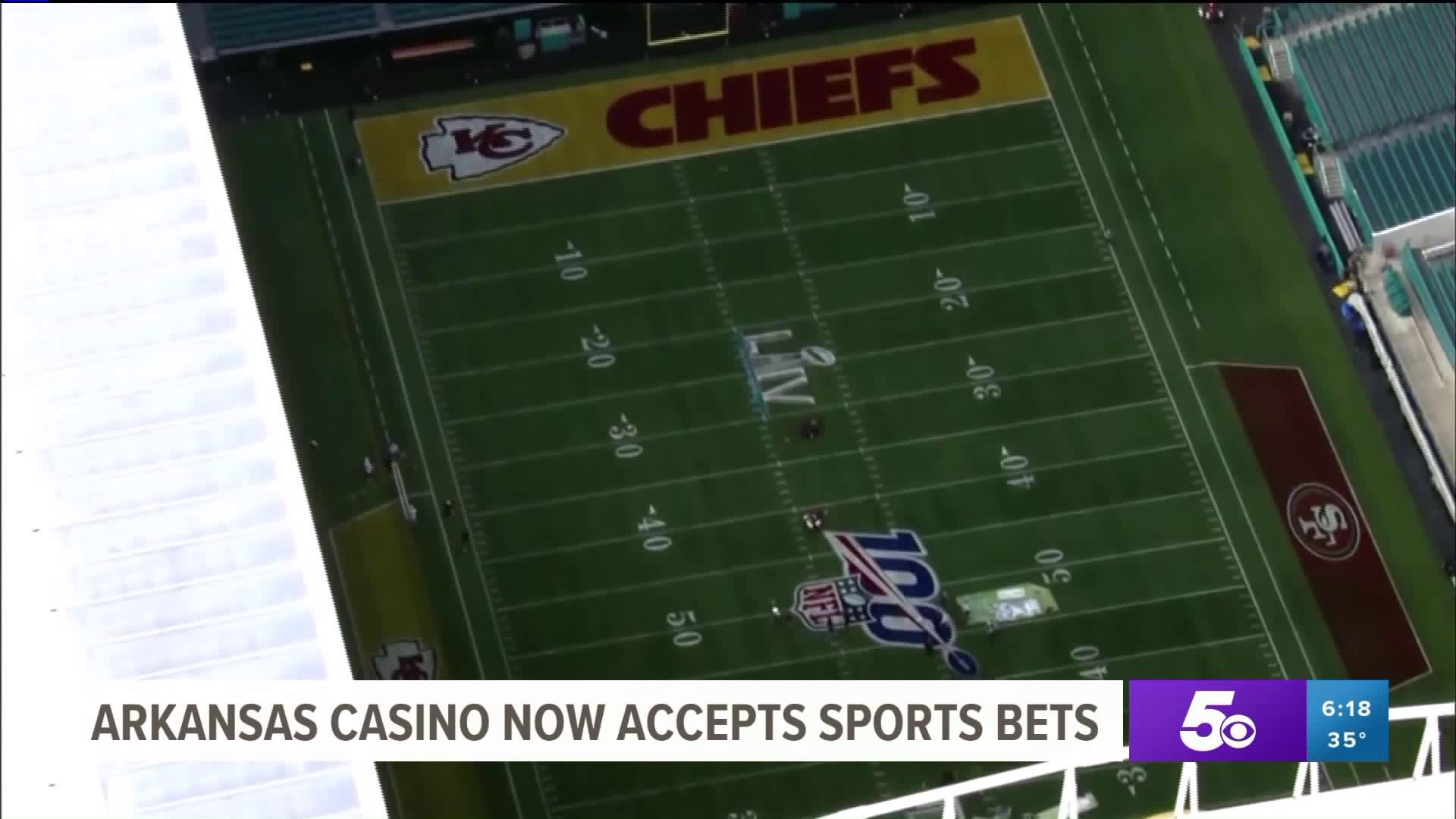 Arkansas Casino Debuts Sports Betting In Time For Super Bowl
