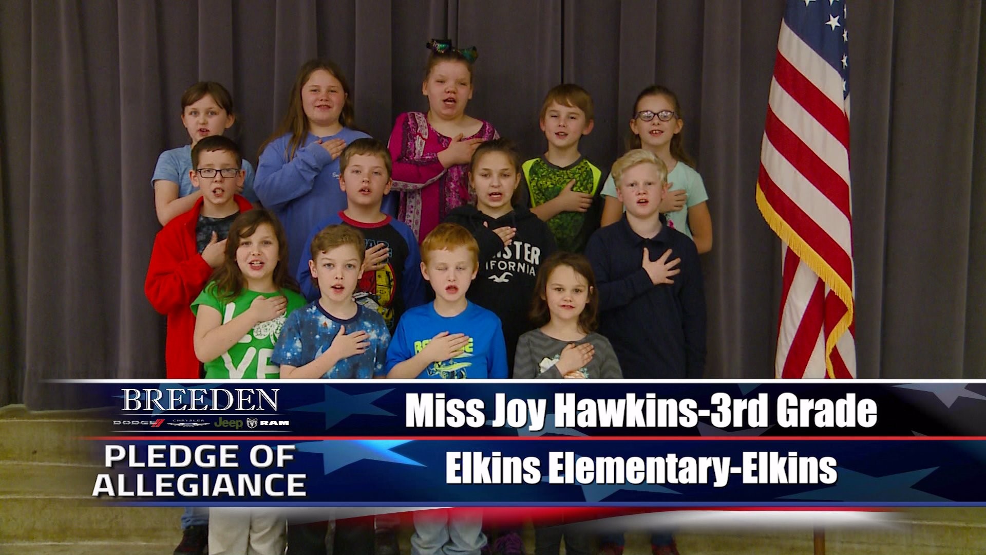 Miss Joy Hawkins  3rd Grade Elkins Elementary, Elkins