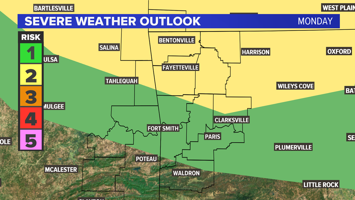 Northwest Arkansas and River Valley weather forecast