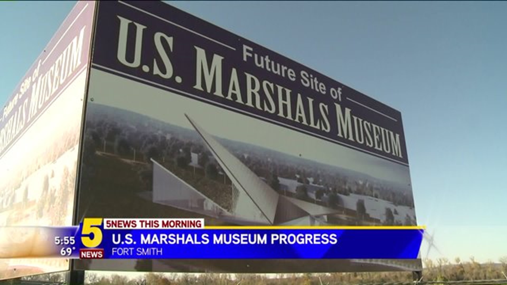 Marshals Museum Progress on 5NEWS This Morning