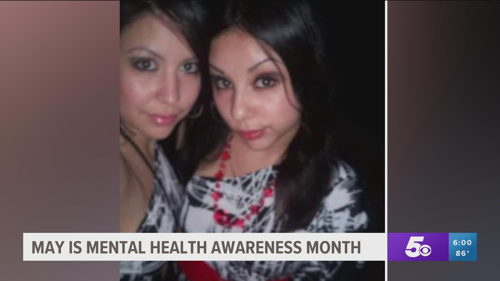 A Fort Smith mom who lost two daughters to suicide hopes sharing their stories will raise awareness about mental health struggles.