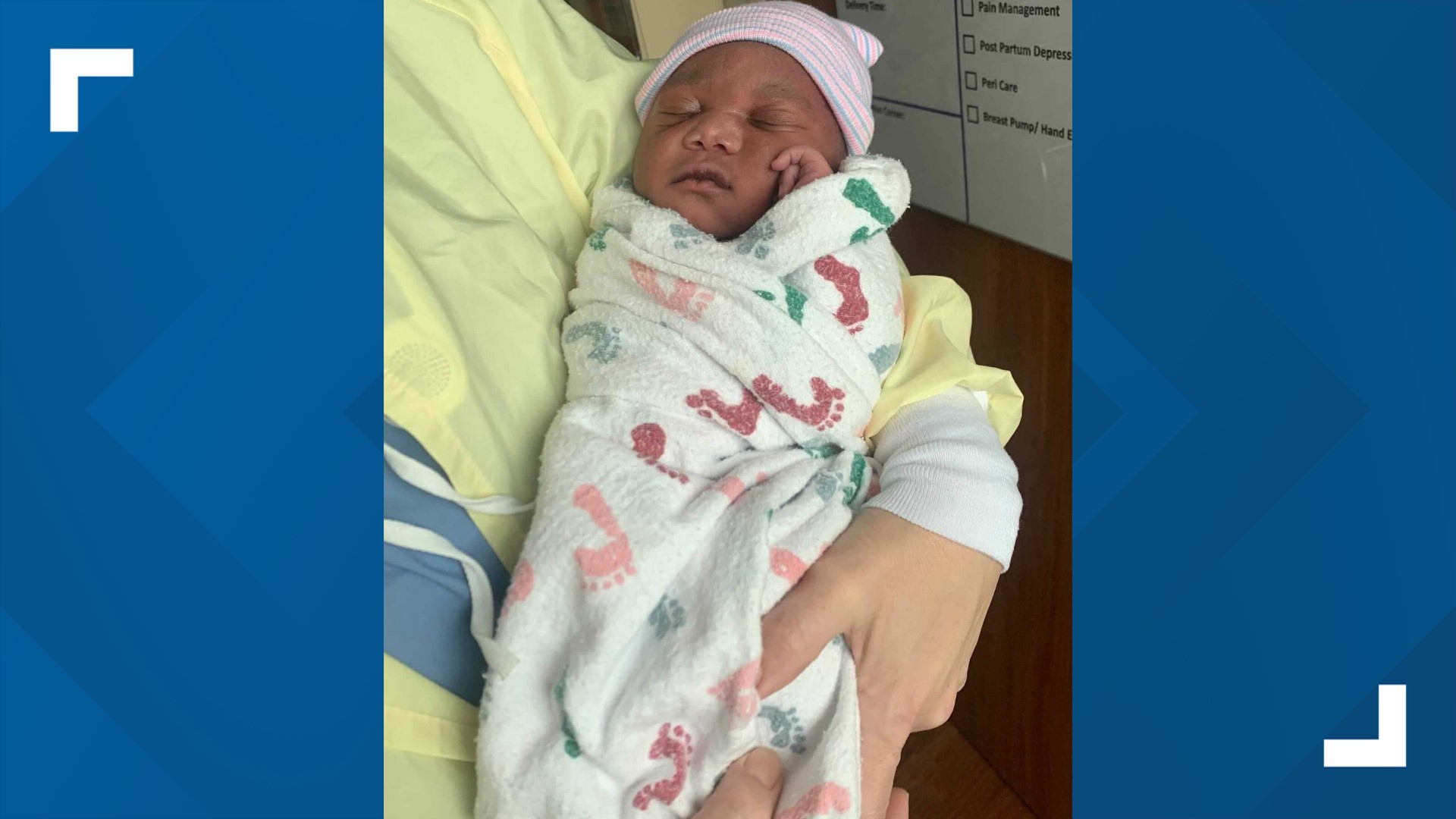 Local hospitals celebrate first babies born in 2021.